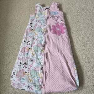Savannah Baby Floral Sleep Sack Sleeper 6-18M Pink Cotton